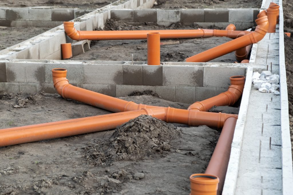 home sewer line system 