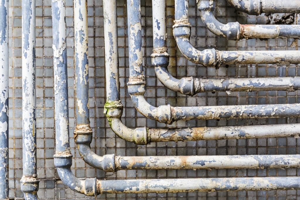 old pipes should be replaced to improve water quality